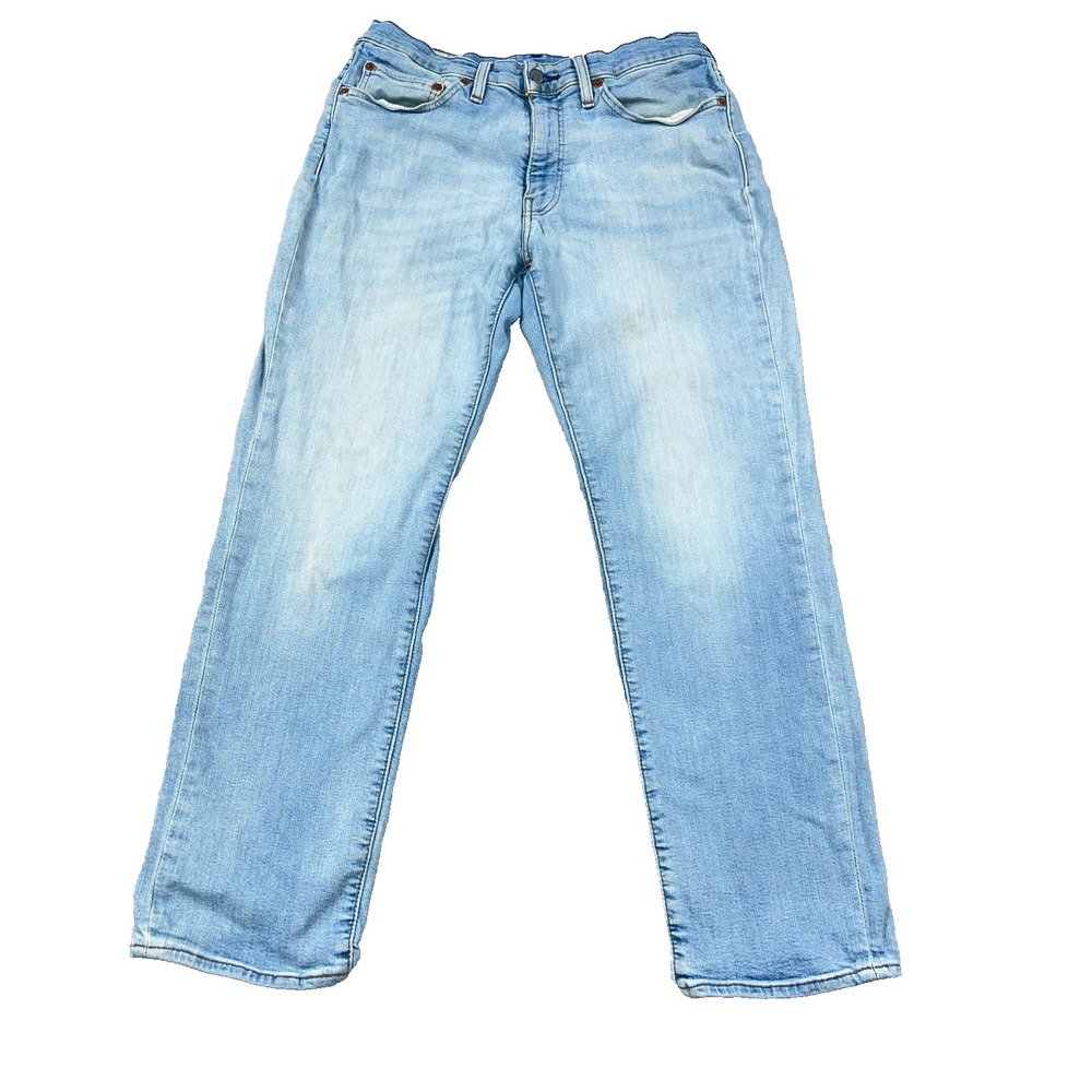 Levis Premium 541 Jeans Men 32x30 Athletic Fit Tapered Leg Light Wash Faded *